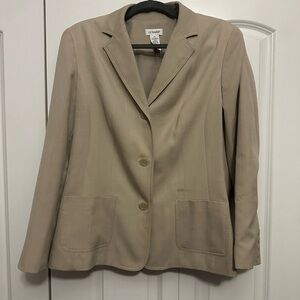 Women’s Tan Blazer Jacket